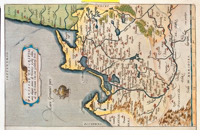 Noordoost-Polen, Rusland, Litouwen door Abraham Ortelius