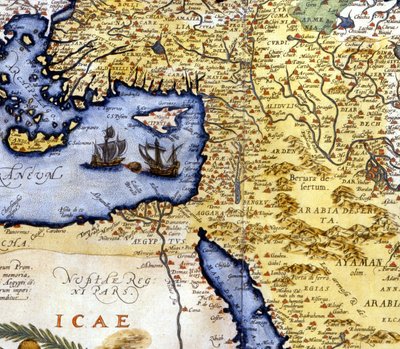 Palestina en Egypte na de Atlas van Abraham Ortelius, Amsterdam door Abraham Ortelius