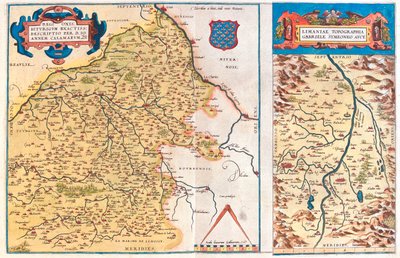 Regio-a: Centre, Bourgogne, Auvergne, Limousin Regio-b: Auvergne, Frankrijk door Abraham Ortelius