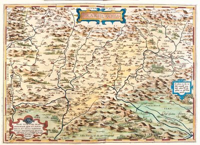 Roemenië door Abraham Ortelius