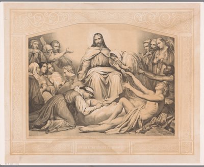 Christus consolator door Abraham Pieter Felix