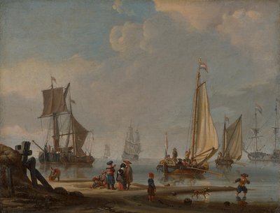 Zeegezicht door Abraham Storck