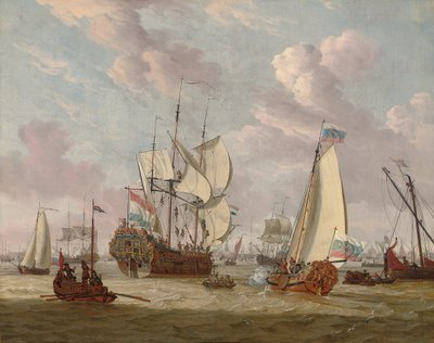 Het Bezoek van Peter de Grote aan Amsterdam, augustus-september, 1697 door Abraham Storck