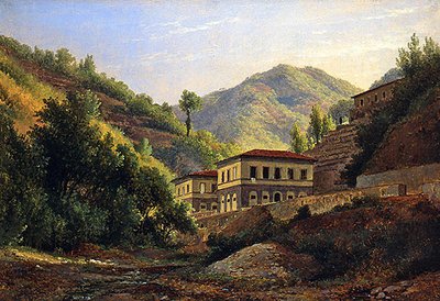 Bagni di Lucca door Abraham Teerlink