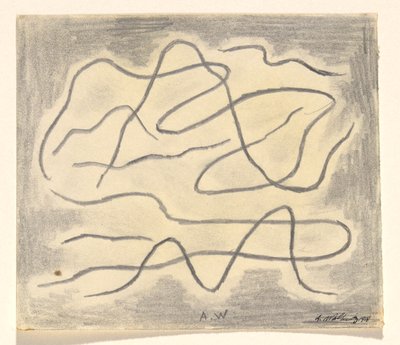 Ritmische Lijnen: Dans Abstractie door Abraham Walkowitz