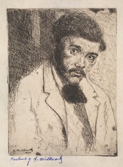 Zelfportret door Abraham Walkowitz