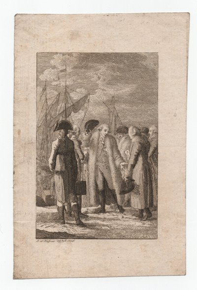 Het afscheid door Abraham Wolfgang Küffner