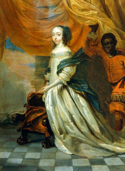 Portret van Hedvig Eleonora van Holstein-Gottorp (Gottorp) door Abraham Wuchters