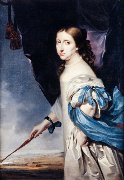 Portret van koningin Christina van Zweden door Abraham Wuchters