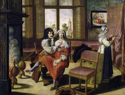 De vijf zintuigen - Aanraking door Abraham Bosse