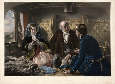 De Terugkeer (Eerste Klasse), uitgegeven 1857 door Abraham after Solomon