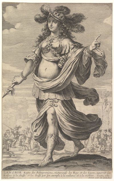 Zenobia, een illustratie uit Pierre Le Moyne