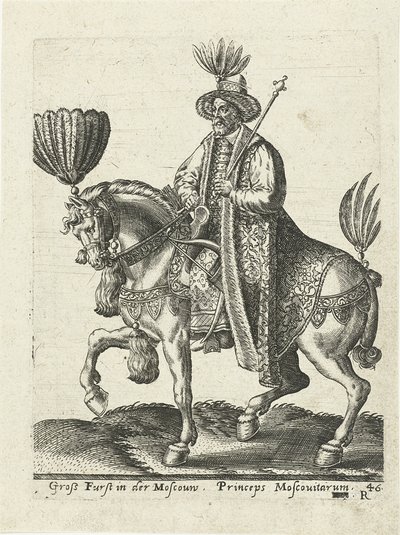 Grootvorst van Moskou, 1577 door Abraham de Bruyn
