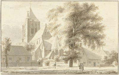 De kerk van Geffen door Abraham de Haen (II) (attributed to)