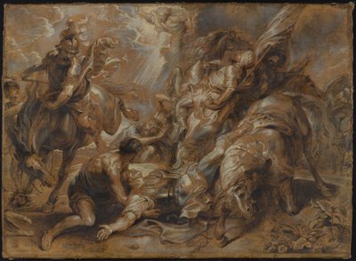 De Bekering van Sint Paulus door Abraham van Diepenbeeck after Peter Paul Rubens