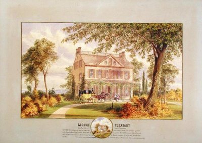 Mount Pleasant (Beekman Mansion), New York City, ca. 1874 door Abram Hosier