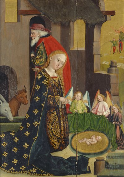 Geboorte, van het Koepelaltaar, 1499 door Absolon Stumme