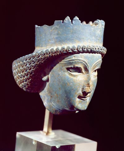 Hoofd van een prins, uit Persepolis door Achaemenid