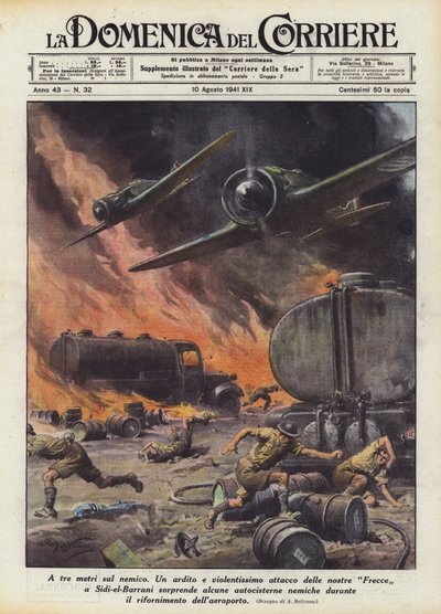 Drie meter boven de vijand door Achille Beltrame