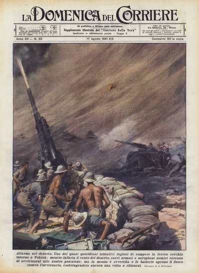 Alarm in de woestijn door Achille Beltrame