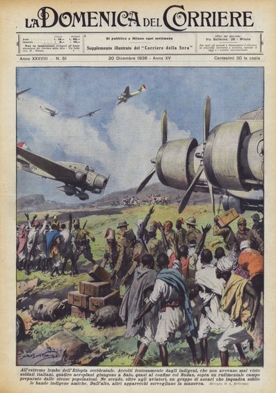 Aan de uiterste rand van West-Ethiopië door Achille Beltrame