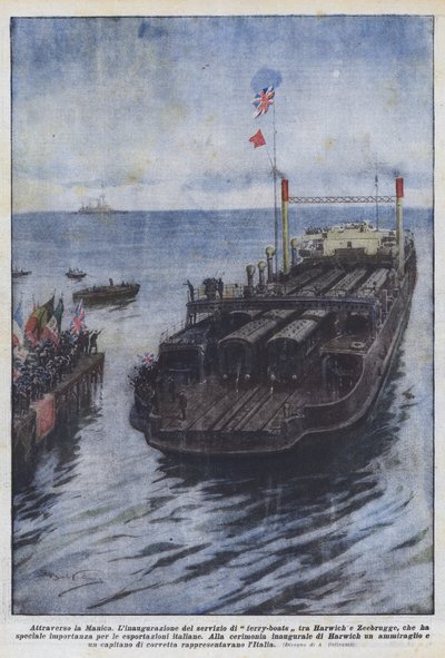 Over het Kanaal door Achille Beltrame