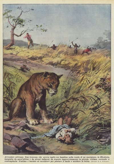 Afrikaanse avonturen door Achille Beltrame