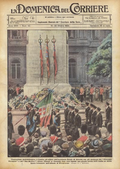 Italiaans-Britse kameraadschap door Achille Beltrame