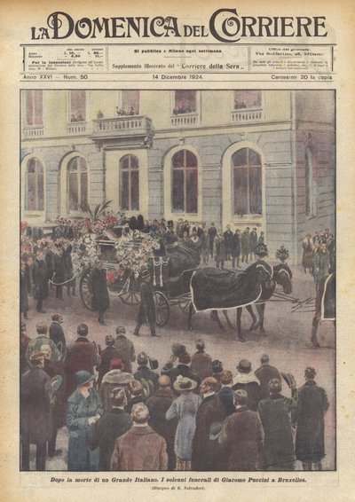 Na de dood van een grote Italiaan door Achille Beltrame