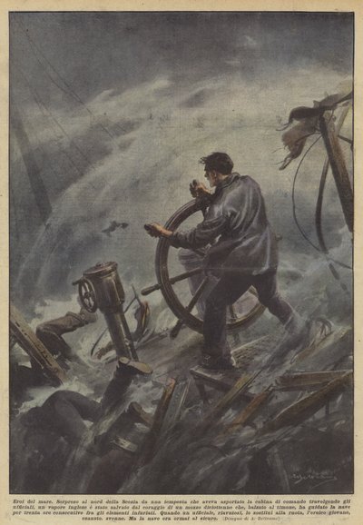 Helden van de zee door Achille Beltrame