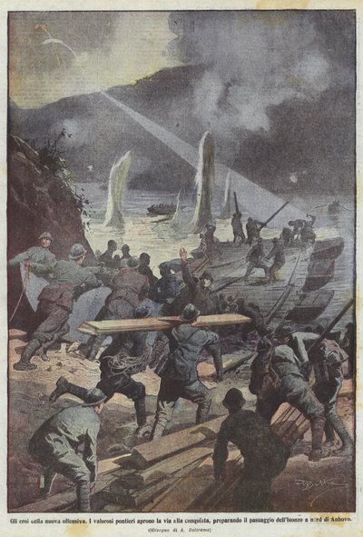 De helden van het nieuwe offensief door Achille Beltrame