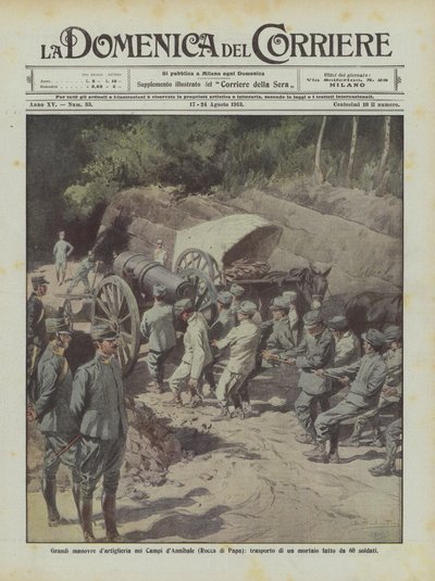 Grote artillerieoefeningen in de Campi d