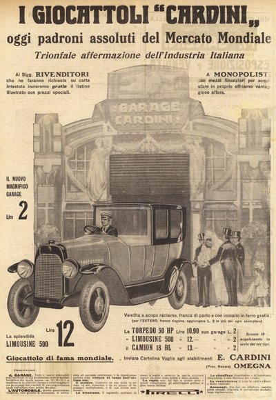 De Cardini-speelgoed door Achille Beltrame