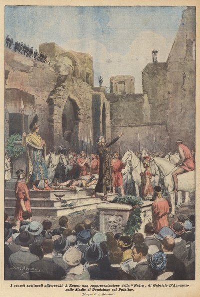 De grote pittoreske shows door Achille Beltrame