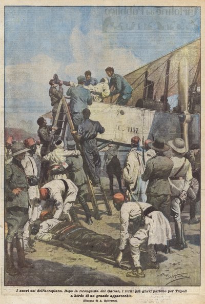 De nieuwe toepassingen van het vliegtuig door Achille Beltrame