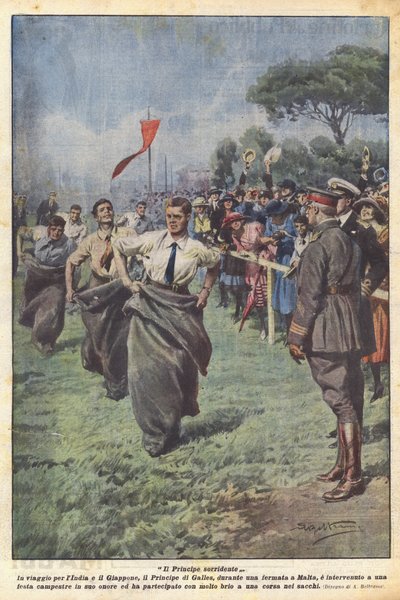 De glimlachende prins door Achille Beltrame