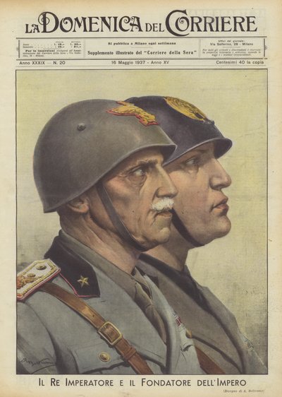 De Keizer-Koning en de Stichter van het Rijk door Achille Beltrame