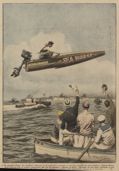 De vliegende boot door Achille Beltrame