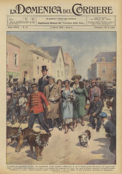 De optocht van levende fenomenen door Achille Beltrame
