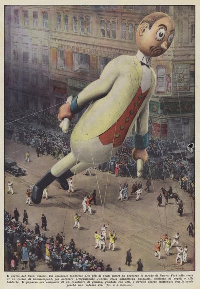 De optocht van de goede stemming door Achille Beltrame