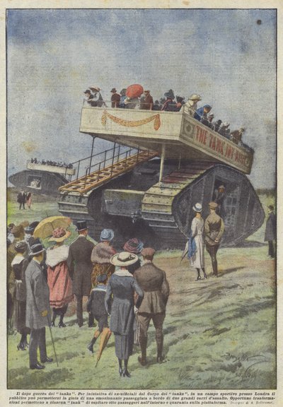 De nasleep van de tanks door Achille Beltrame