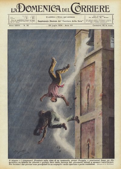 De bliksem en de klokkenluiders door Achille Beltrame
