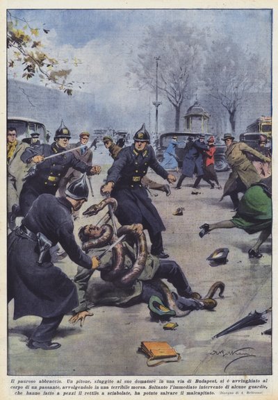 De angstaanjagende omhelzing door Achille Beltrame