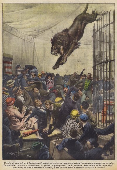 De sprong van een beest door Achille Beltrame