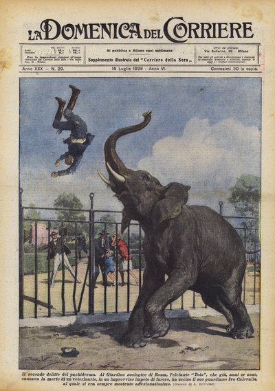 De tweede misdaad van de olifant door Achille Beltrame