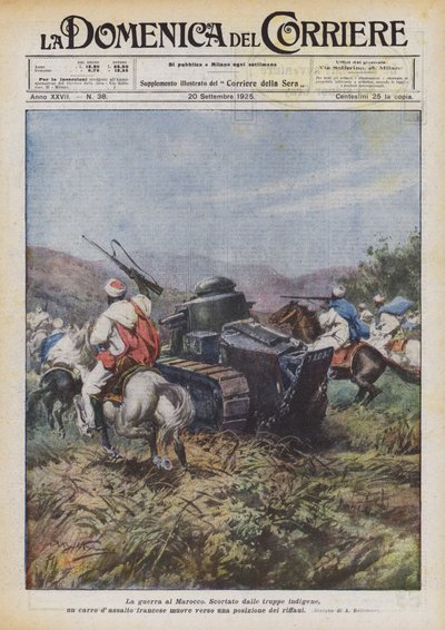 De oorlog in Marokko door Achille Beltrame