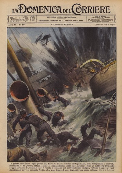 De mijnenoorlog door Achille Beltrame