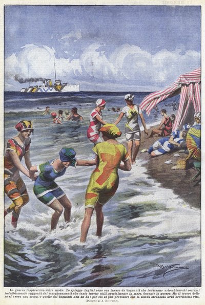 De oorlog als inspiratie voor de mode door Achille Beltrame