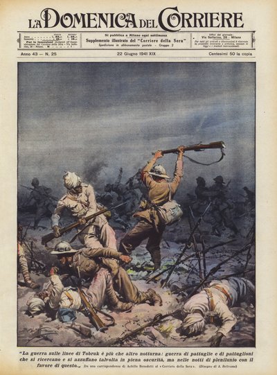 De oorlog aan de linies van Tobruk is vooral 
