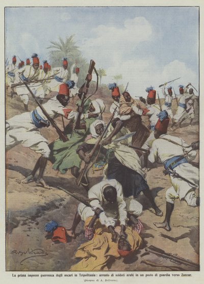 De eerste militaire onderneming van de askari